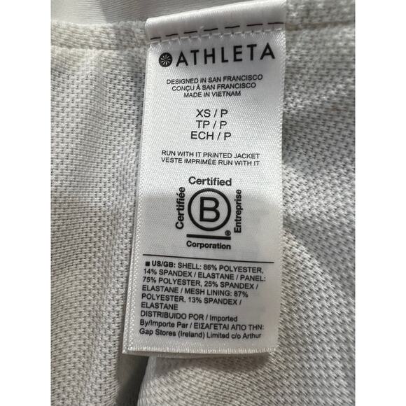 Athleta Athletic Jacket Fun Tie-Dye pattern Womens XS - Picture 5 of 5